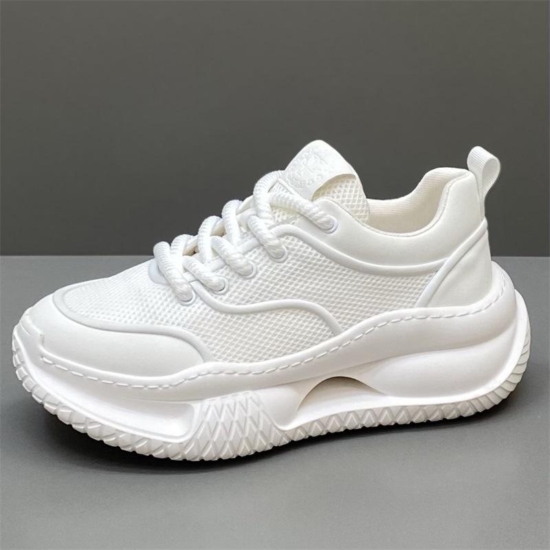 

Light luxury summer new breathable sports and leisure shoes platform shoes Forrest Gump dad shoes 38 белый