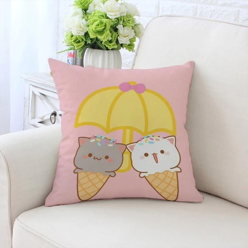 Drăguț ursuleț de desene animate față de pernă auto ornamente birou sufragerie canapea casă față de pernă