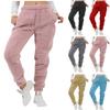 Women's Plush Casual Pants Loose Comfort Fleece Warm Home Pants