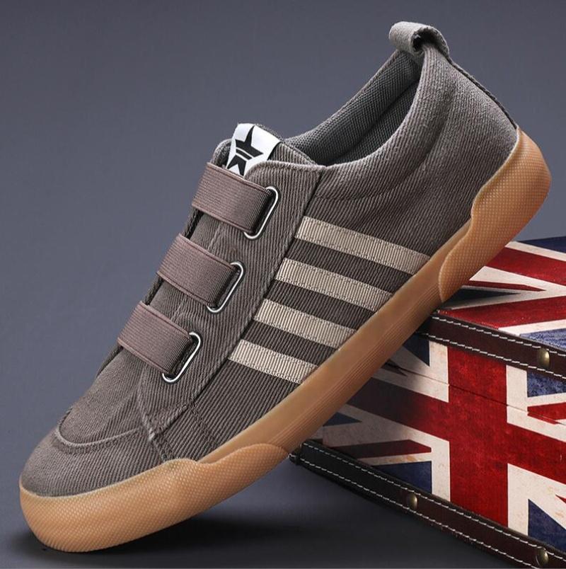 Classic Canvas Shoes Men Flat Shoes Men's Vulcanized Sneakers Shoes Spring Couple Student Casual Lace-up Zapatos Hombre