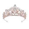 Wedding Accessories Korean Style Princess Crystal Floral Crown Wedding Dress Birthday Headwear Luxurious Rhinestone Bride's Crown