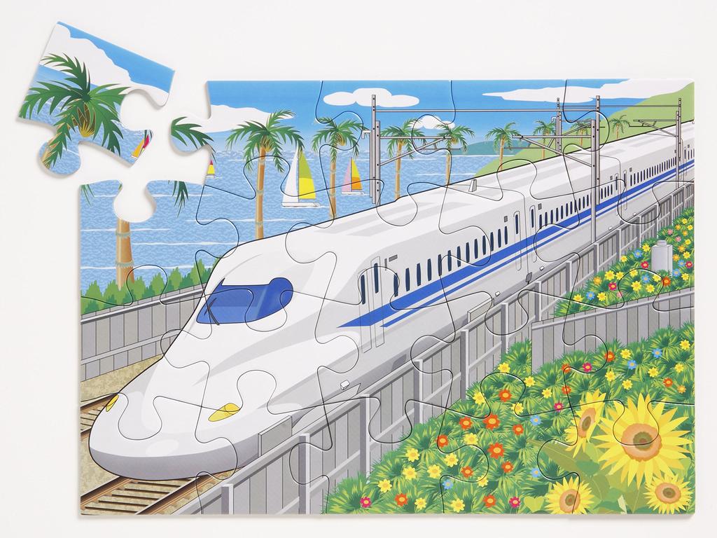 KUMON PUBLISHING (KUMON PUBLISHING) Kumon Jigsaw Puzzle STEP 2 Fast Shinkansen Educational Toy for Ages 2 and Up