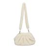 Falten Kleine Wolke Schultertasche Damen Fashi Aufbewahrungstasche Winter Flauschig Trendig Bequem und Vielseitig Textur Umhängetasche