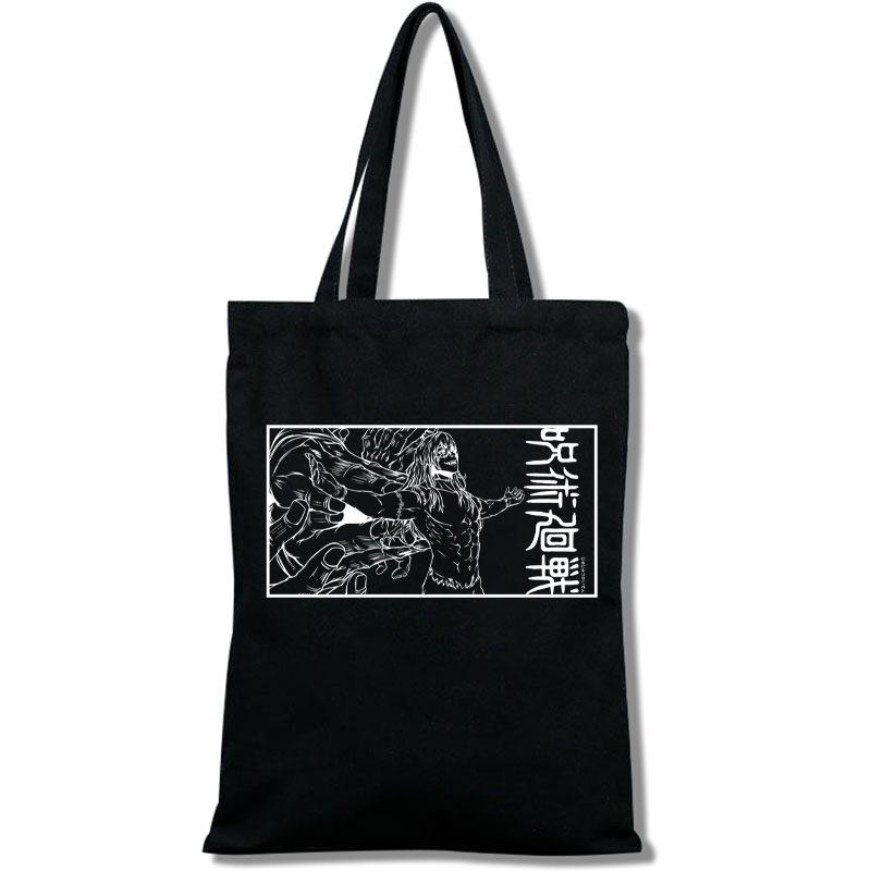 Jujutsu Kaisen Tote Bag Fashion Shopping Bag Portable Women'S Shoulder Bag
