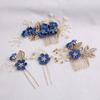 4pcs Handmade Retro Hair Jewelry Artificial Flower Wedding Hair Fashion Headdress  Gift