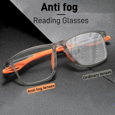 Retro Anti Fog Reading Glasses Ultra Light Non Fogging Presbyopia Glasses Anti Blue Light 0 To +4 0