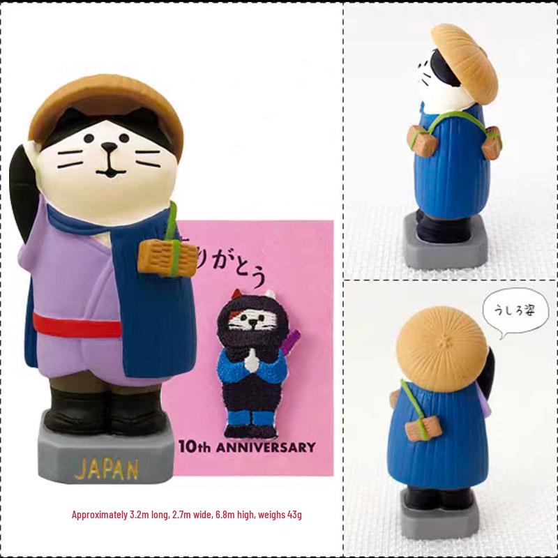 Statue of Liberty Cat Resin Miniature: World Traveler Series