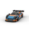 M Eight-Grid Car Mclaren 720Sgt3 Compatible With Building Block Puzzle Assembly Small Particle Car Model