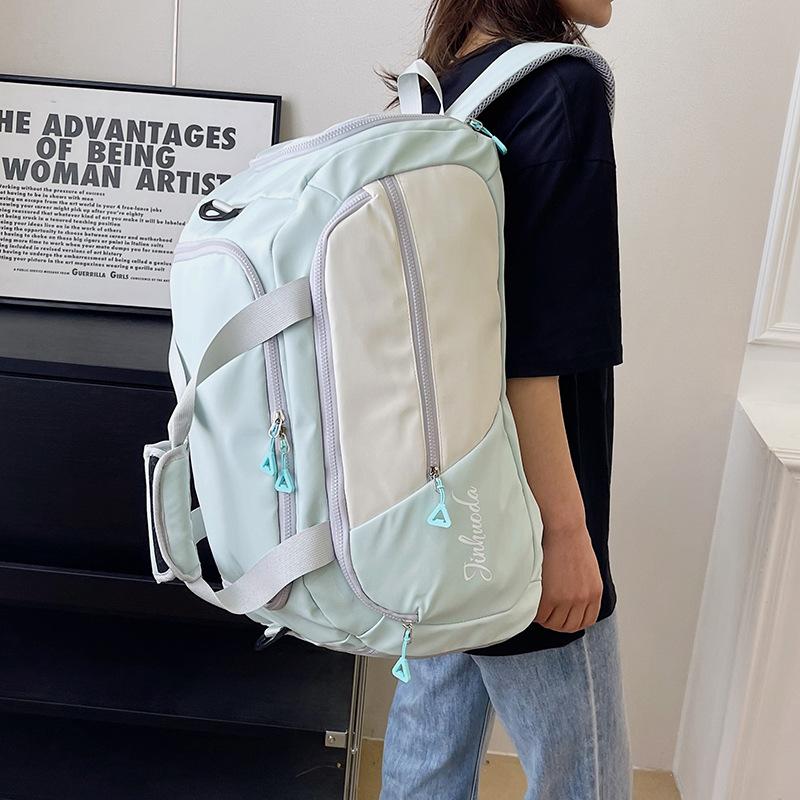 Nová velkokapacitní taška do posilovny, na služební cestu, cestování, venkovní módu, multifunkční taška duffle, oddělení suchého a mokrého, taška na jógu