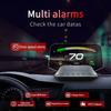 C3 Navigation Mirror  HUD Car Head up Display with OBD2 HD GPS Navigation Bluetooth Windshield Speed Projector Security Alarm