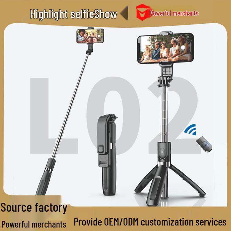 Přenosný Bluetooth Selfie Stick Stativ s Anti-Shake a Výsuvným Držákem Telefonu pro Venkovní Fotografování