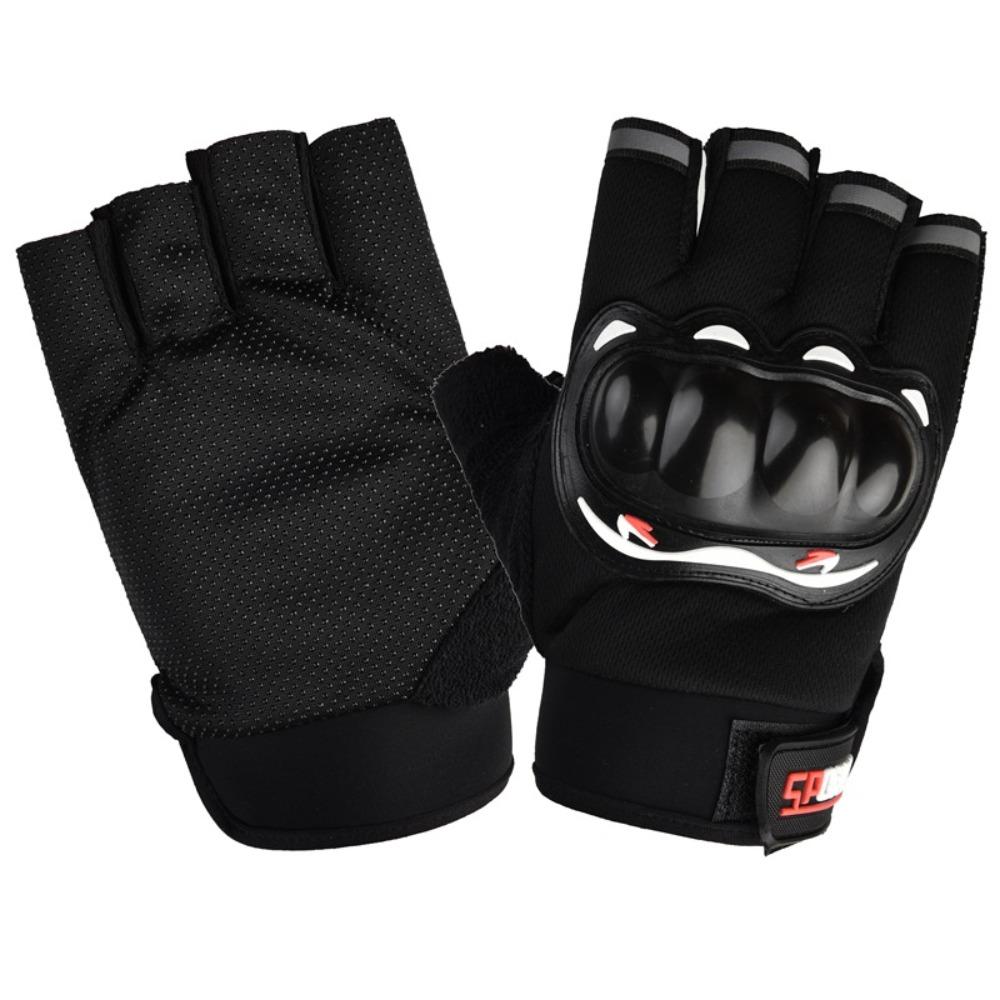 

Motorcycle gloves outdoor sports breathable non-slip long finger half finger touch screen protective riding gloves High Quality Practical Daily Use average size