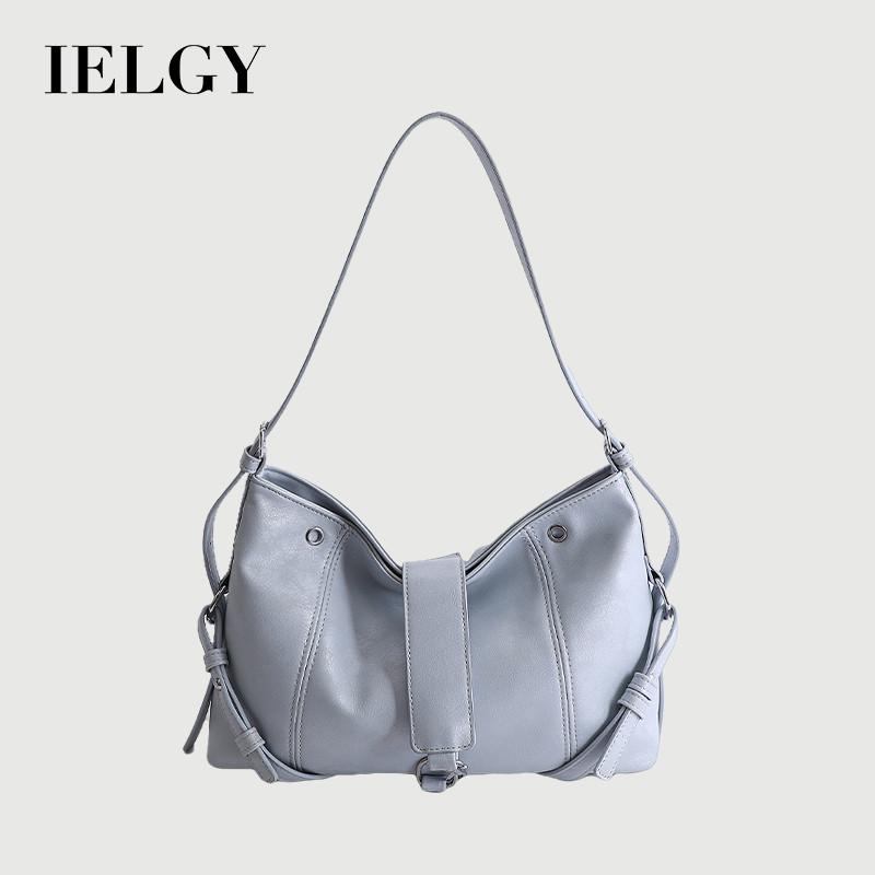 IELGY Ladies Tote Bag Large Capacity Spring Retro Commuter Messenger Bag