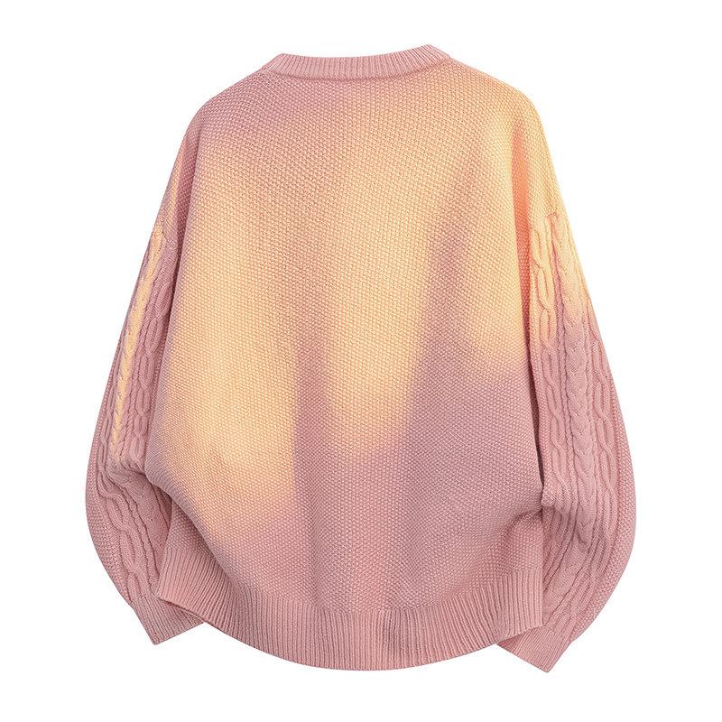 Pullovers Long Sleeves Sweaters Unisex Jumper Paragraph Autumn Winter Tops Couple Wool Sweater Loose Pullover Round Neck Men's Bottoming Knit Sweater