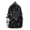 Schoolbag Ice Blue Cream Butterfly Dark Pattern Soft Girl Backpack Youth Vitality Primary and Secondary School Students Grades 1-1 Backpack