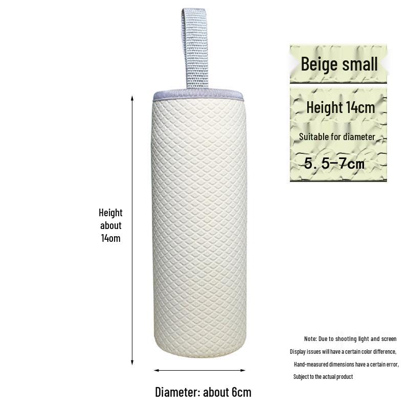 Univerzální ruční izolovaný protiskluzový embosovaný skleněný návlek na kelímek pro tepelnou izolaci a ochranu