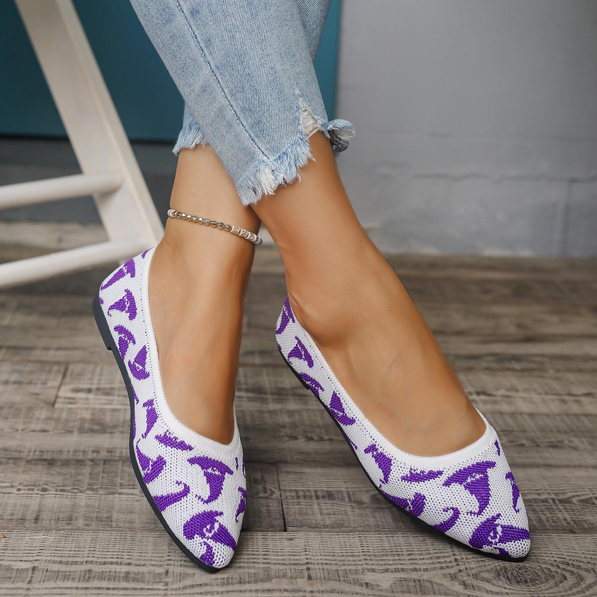 Женские туфли-балетки Весенне-осенние сетчатые дышащие лоферы Удобные легкие неглубокие — фото 6