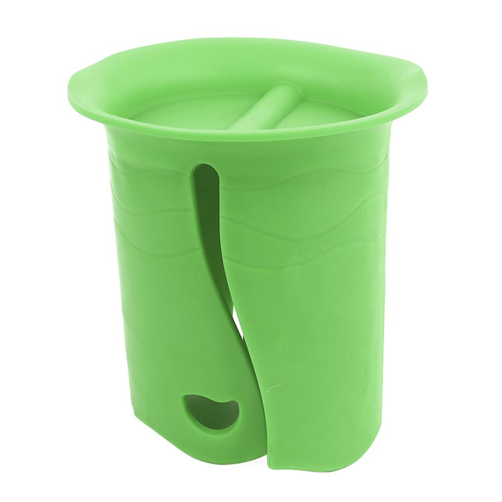 Kayak Drink Holder Multifunctional Anti Slip Easy to Install TPR Practical Paddle Board Cup Holder for Fishing Green