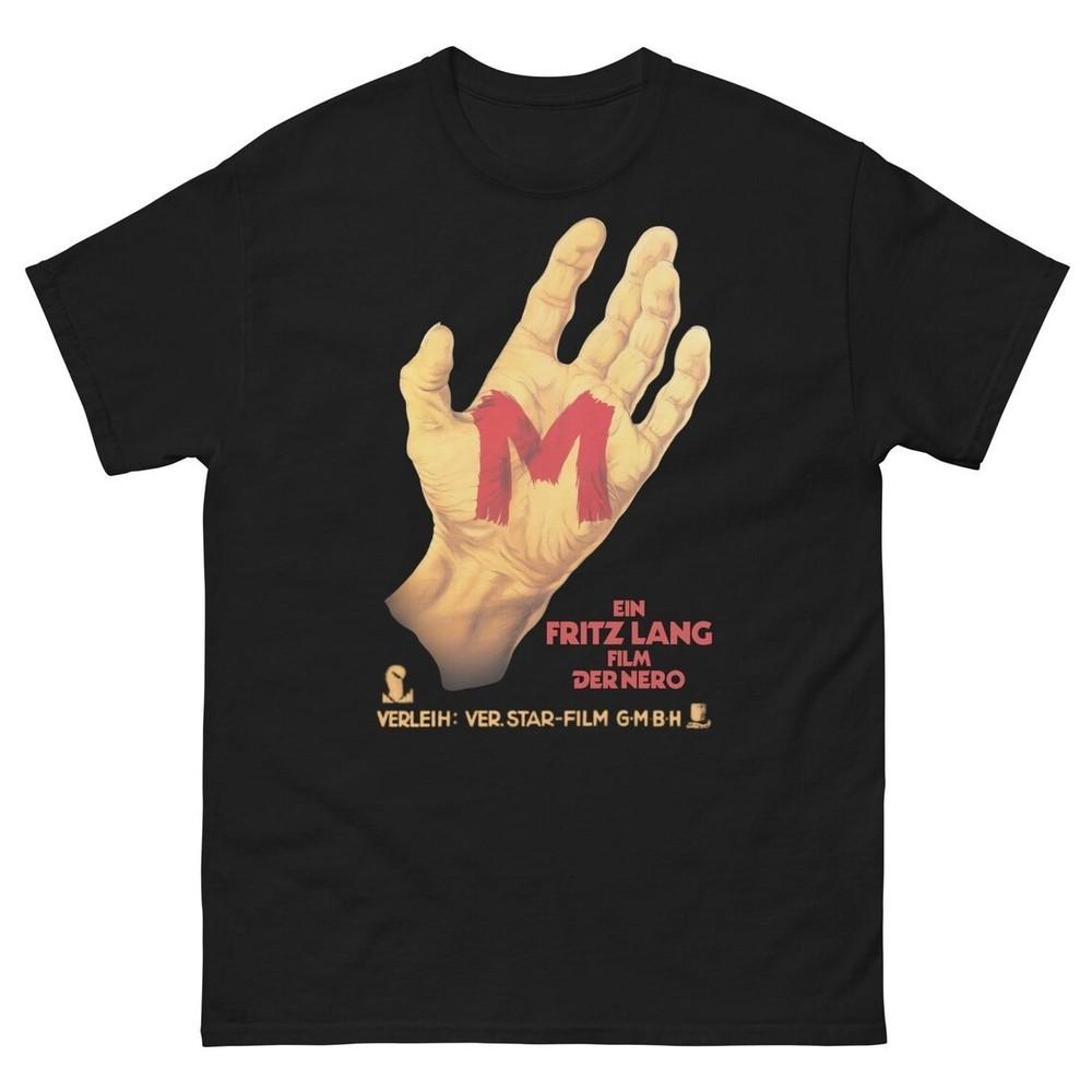 M the Monster Fritz Lang Classic Film German Expressionist Cinema 1930s T-Shirt Unisex T-Shirt S фото