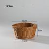 Handwoven Bread Fruit Vegetables Basket  Restaurant Serving Tabletop Display