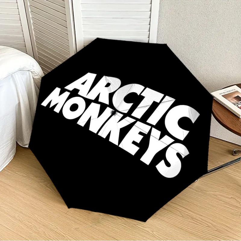 

1pc Arctic Monkeys Automatic Folding Umbrella] Durable Iron Frame & Rod, Portable Folding, Makes a Great Holiday Gift yy251016266