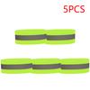 5PCS Running Reflective Arm Band for Wrist Ankle Leg Safety Reflector Tape Night Walking Cycling Led Bracelet Strap High Visibil
