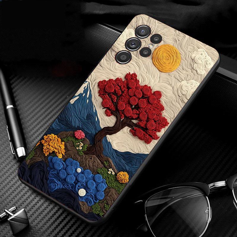 

Phone Case For Samsung Galaxy S25 S24 S23 S22 S21 Ultra S24 S23 S22 S21 S25 Plus S24 S25 FE France Art Tree Sceneary S23