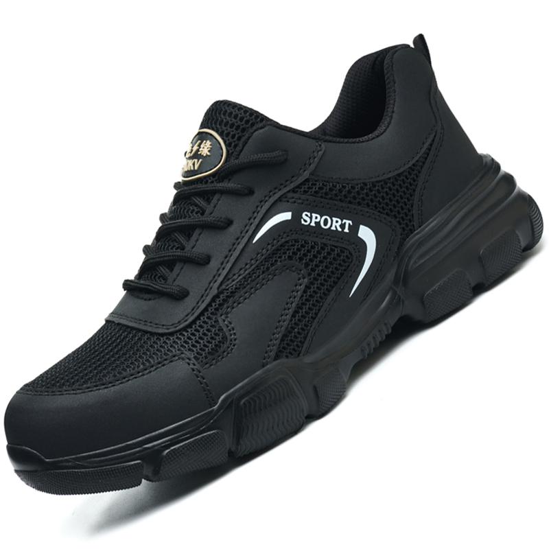 Breathable Safety Shoes Men Summer Work Shoes Puncture-Proof Composite toe Security Sneakers 6kv insulating shoes Protection