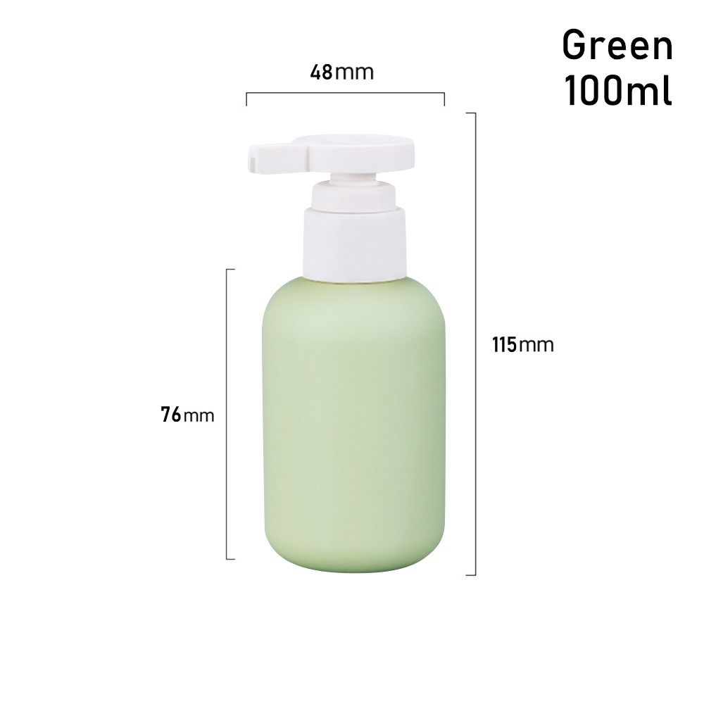 

1 шт., гель для душа, лосьон для мытья тела, дорожный аксессуар, косметический контейнер, дозатор, бутылки green 100ml