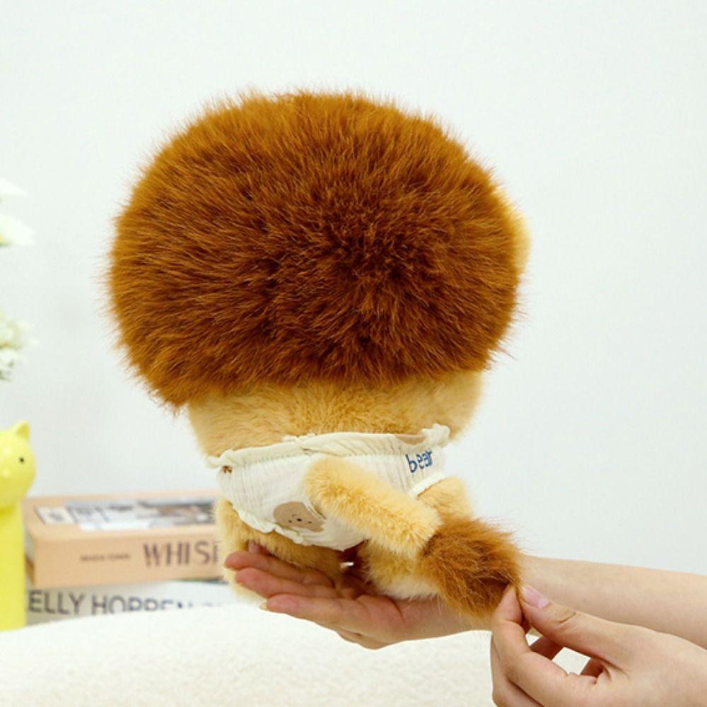 Interactive Soft Elephant Lion Plush Toy PP Cotton Soothing Hug Pillow  Birthday Parties