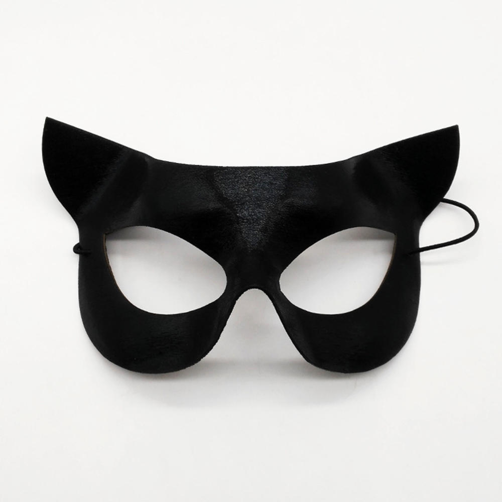 Plush Fox Cat Mask Trendy Animal Half Face Masks Costumes Prop for Halloween Christmas Masquerade Party Cosplay Props