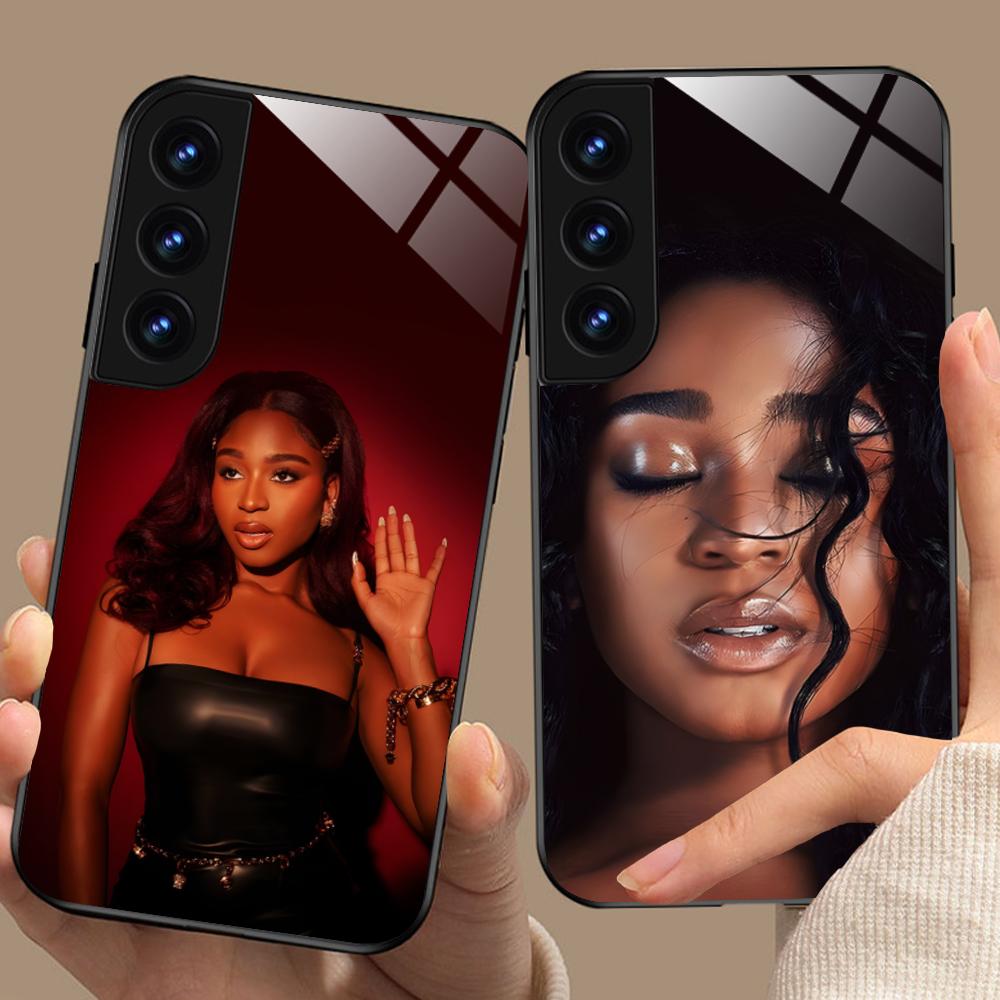 Normani Kordei Glass Mobile Phone Case for Samsung Galaxy S26 S25 S24 S23 S22 S21 S20 Note20 Plus FE Ultra Colorful Cover