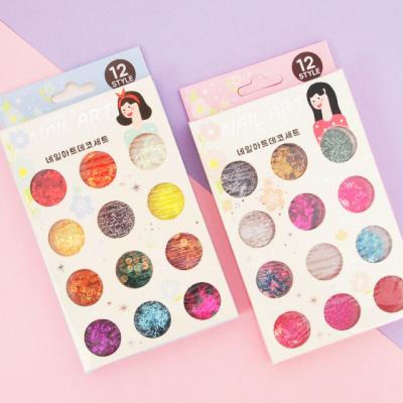 Bling Bling Nail Art Deco Set 12 Styles