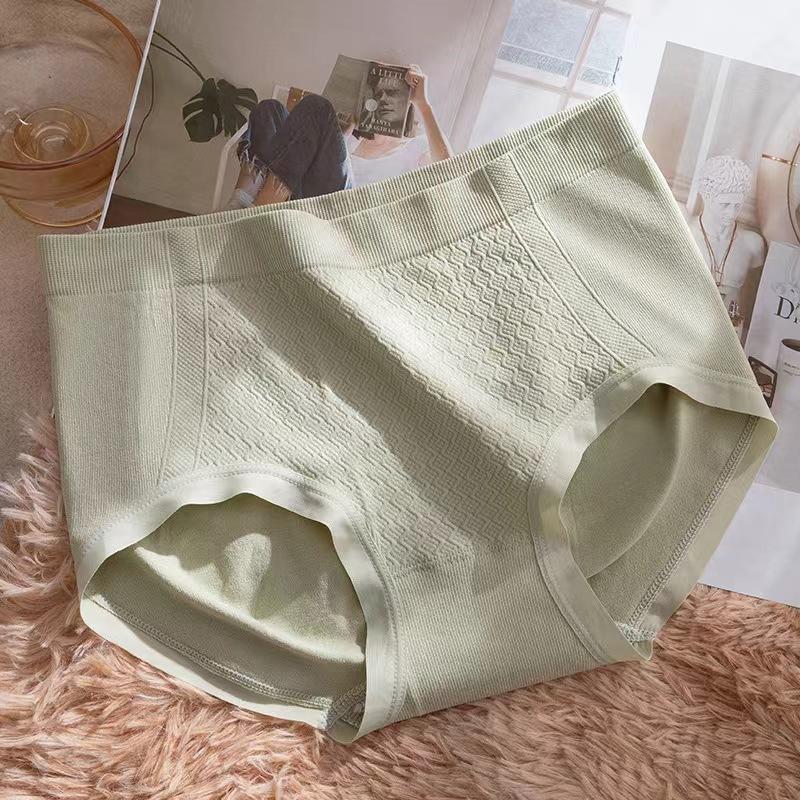 Girls Spring and Autumn Pure Cotton Crotch Antibacterial No Trace in The Waist Naked Breathable Briefs