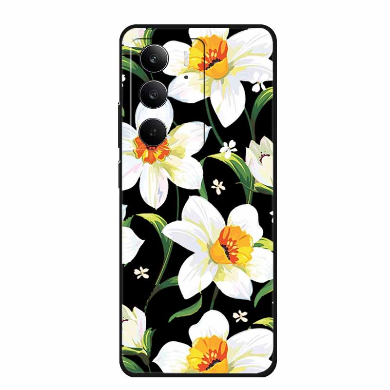 For Realme Narzo 80 Lite 5G Case Narzo80 Lite Coque Cartoon Cat TPU Black Silicone Soft Phone Case For Realme Narzo 80Lite Funda