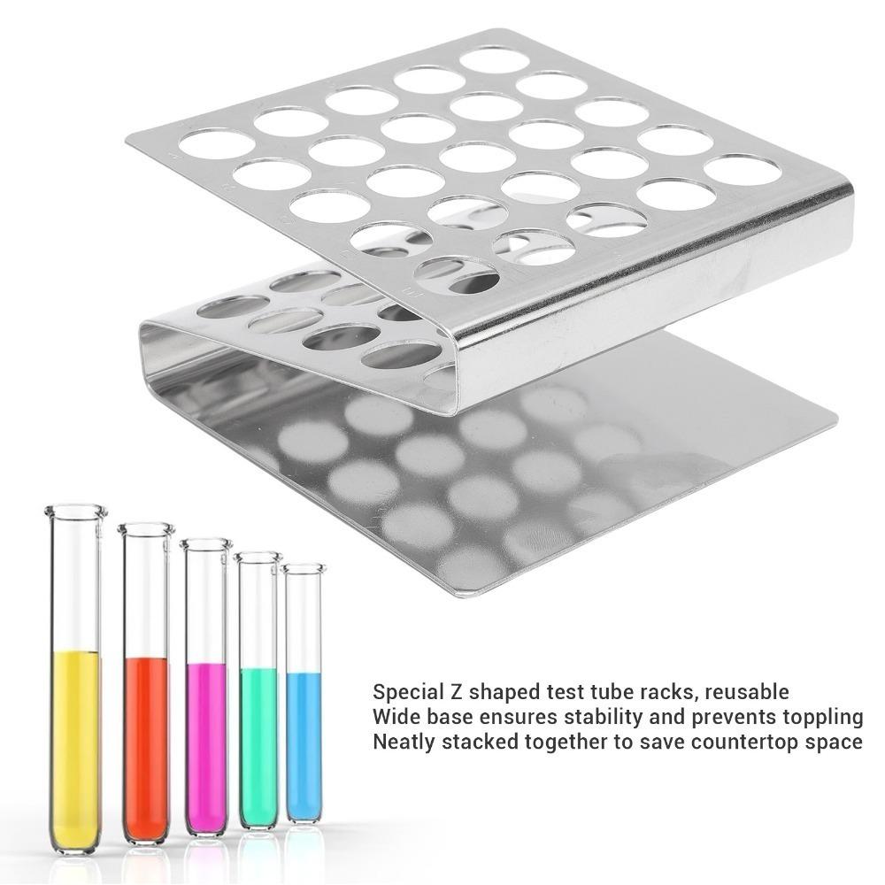 25 Holes 15/17mm 25 Holes Z Shape Centrifuge Tube Rack  Centrifuge Tube Placement