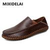 Brand Soft Genuine Leather Men's Shoes Breathable Driving Shoes Designer Outdoor Men Loafers Casual Flat Shoes Fashion Moccasins