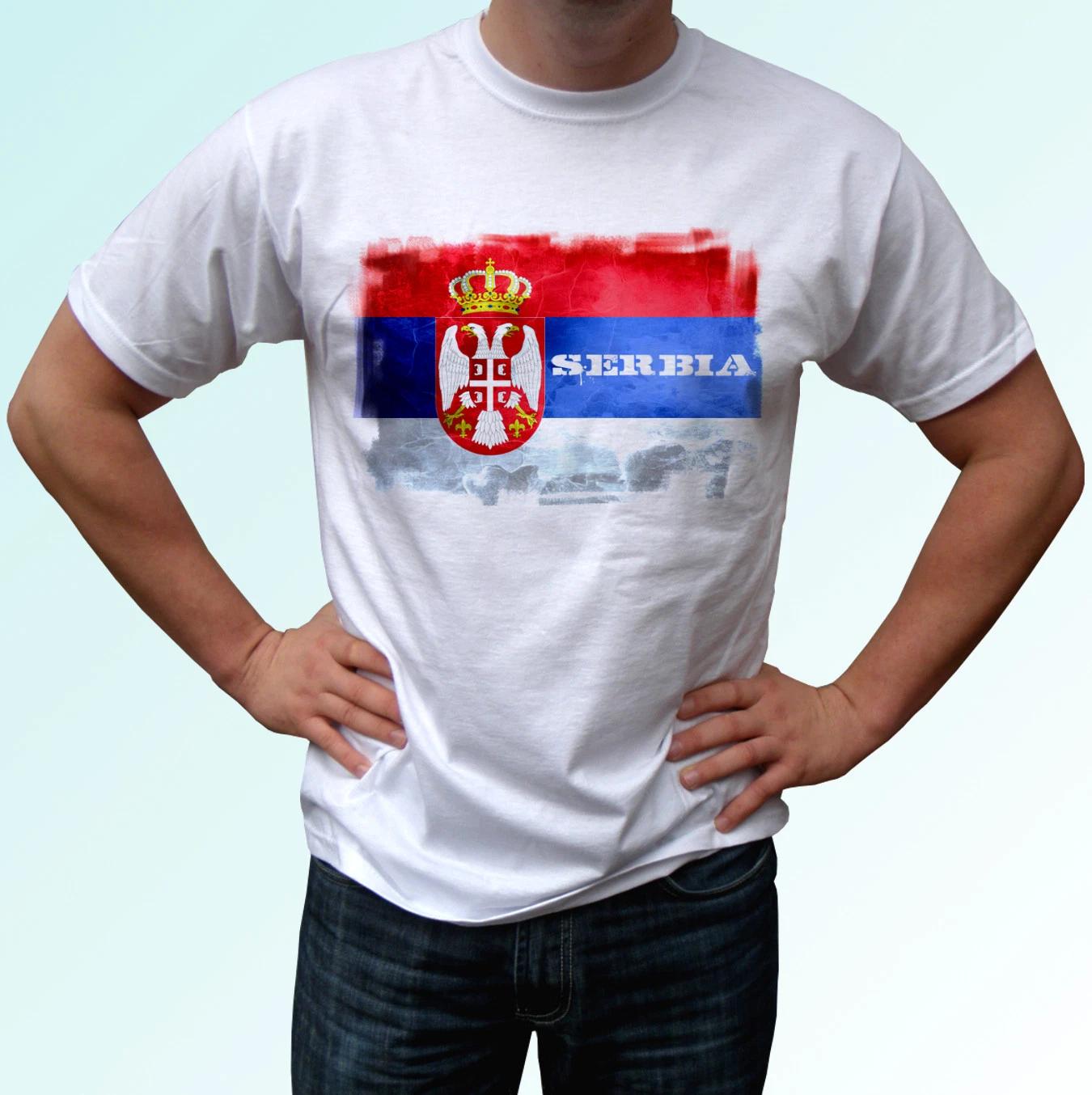 

Serbia flag design white kids boys T-Shirt top tee - s s kids baby sizes 100