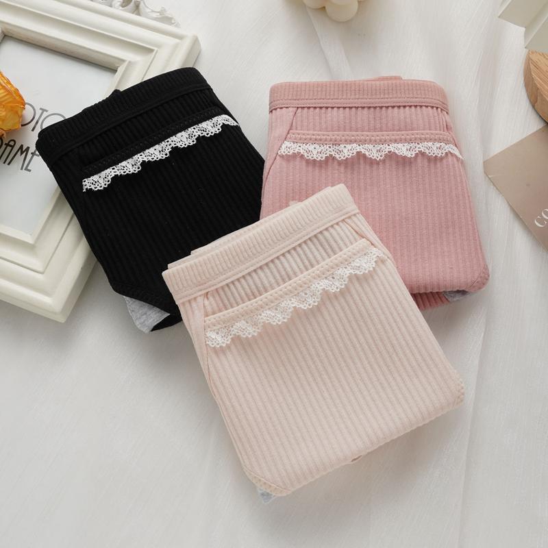 Women's Menstrual Leakage Prevention Menstrual Panties Cotton Plus Size with Pocket Trousers