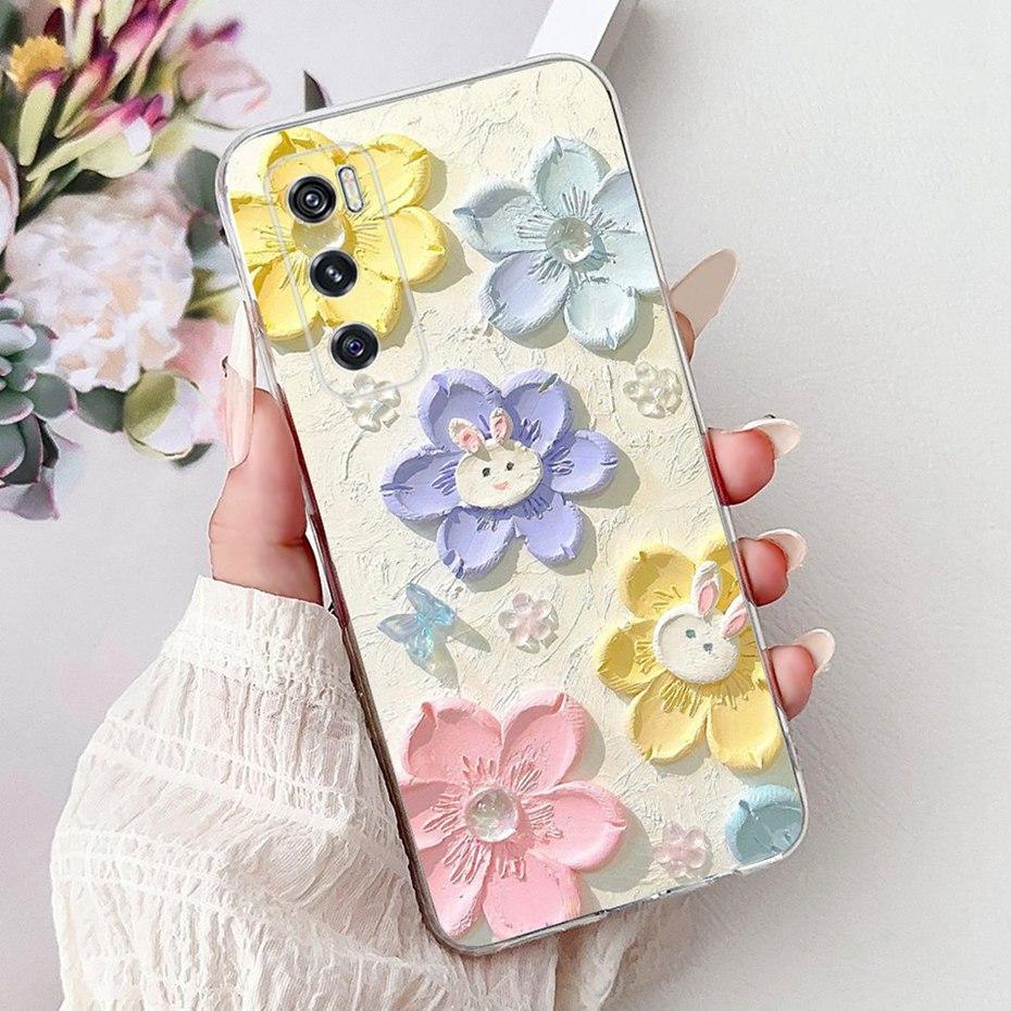 Cute Cartoon Case For Vivo V20 SE V20 Soft Silicone TPU Back Cover For Vivo V20 V20SE V2022 V2023 V2024 V2025 Phone Cases