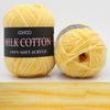 50g/roll Double Knitting DIY Crafts Warm Sewing Supplies Knitting Thread Knitted Yarn Milk Cotton