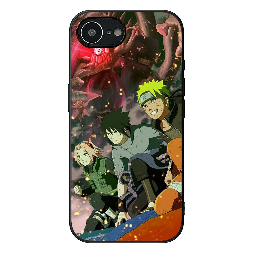 Soft Phone Cover for Samsung Galaxy S25 S24 S23 FE Plus Ultra S7 Edge A16 A15 5G s25+ Case Kakashi Hatake Narutos Uchiha Sasuke