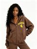 Autumn and winter new women's cotton sweater fashion street style loose casual hooded pullover