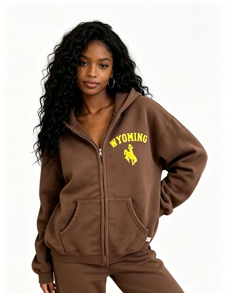 Autumn and winter new women's cotton sweater fashion street style loose casual hooded pullover