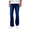 Herren Lässige Kleine Gerade Jeanshosen Mode Weite Hosen Farbe Jeans