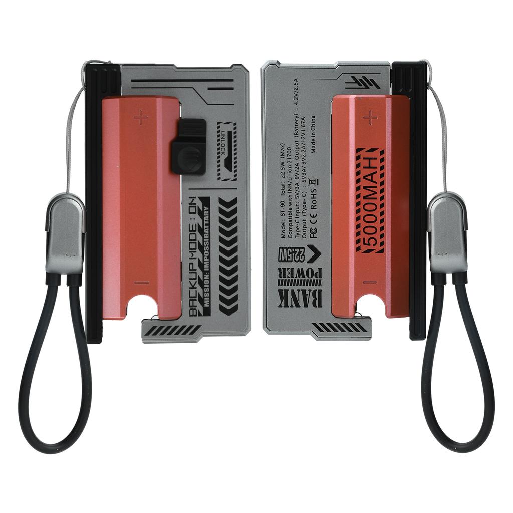 מארז סוללה ניידת (Power Bank) בגודל 21700 עם טעינה מהירה 22.5W ללא צורך בהלחמה, נייד, סוג מעטפת חשמל ניידת, קופסת סוללה DIY Type C