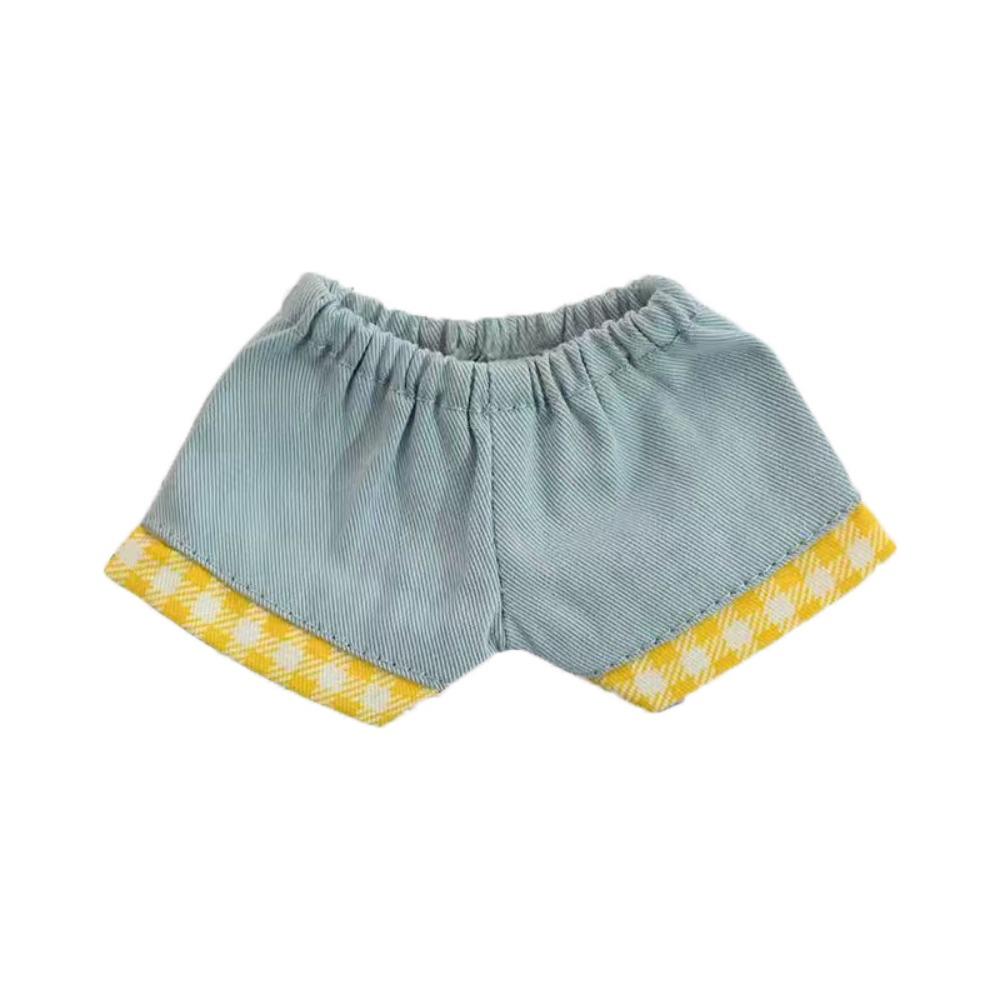 Freizeitkleidung Baumwollpuppe Jeans Hosen Lederhosen Kleidung Accessoires für 10cm Baumwollpuppe