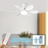 Multifunctional E26/E27 Smart Socket Ceiling Fan, Dimmable LED Lights ,Noiseless Ceiling Fans for Bedroom, Kitchen, Living Room