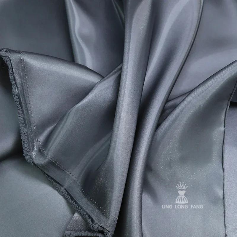 100x150 ס"מ רקע משי פילגש שיפוע חתונה שמלת Hanfu בד פנטזיה נוצץ זכוכית משי סאטן מפת שולחן