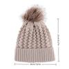 Thicken Knitted Hats Coldproof Crochet Cap Fashion Winter Hat  Women